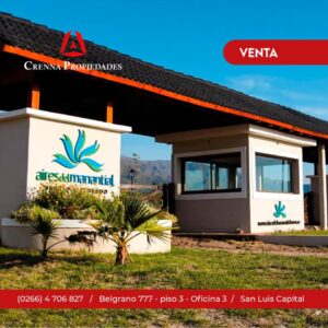 Lote en Venta - Barrio Aires de Manantial, Ruta 3.